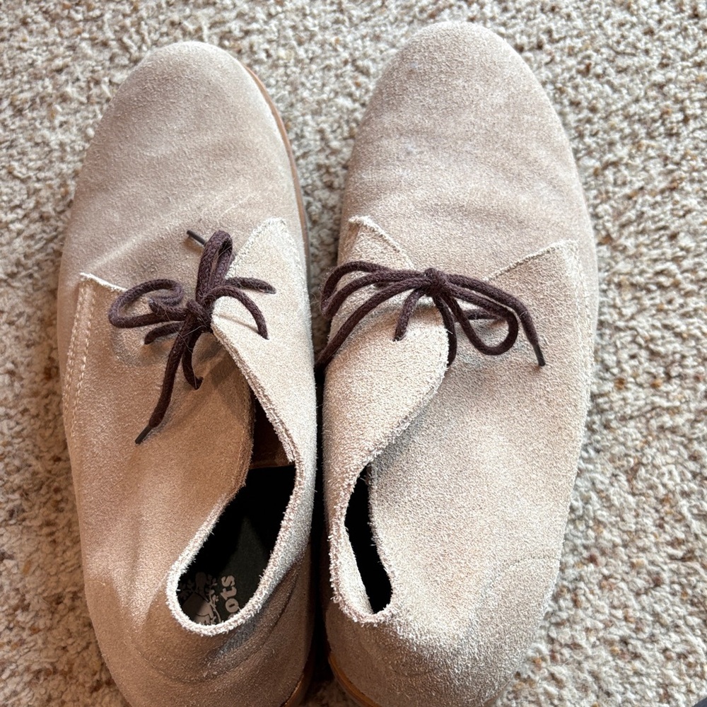 Roots tan Suede Lace-Up Desert / chukka Boots size 10.5 - Picture 4 of 8